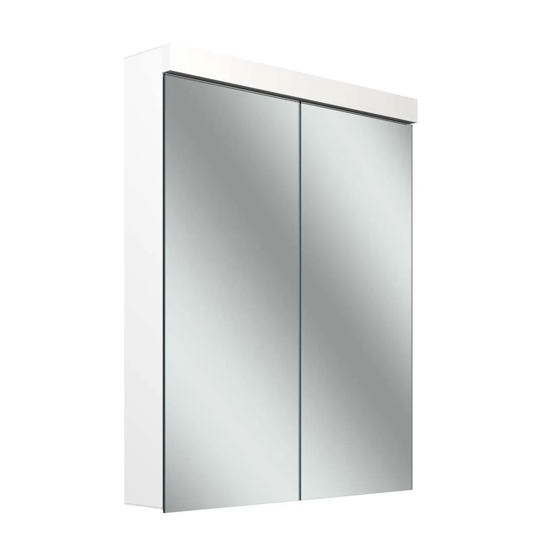 Schneider Spiegelschrank LOW plus LED LOP 60/2/LED/R, 595 x 747 x 133 mm, weiß Schneider Spiegelschrank LOW plus LED LOP 60/2/LED/R, 595 x 747 x 133 mm, weiß