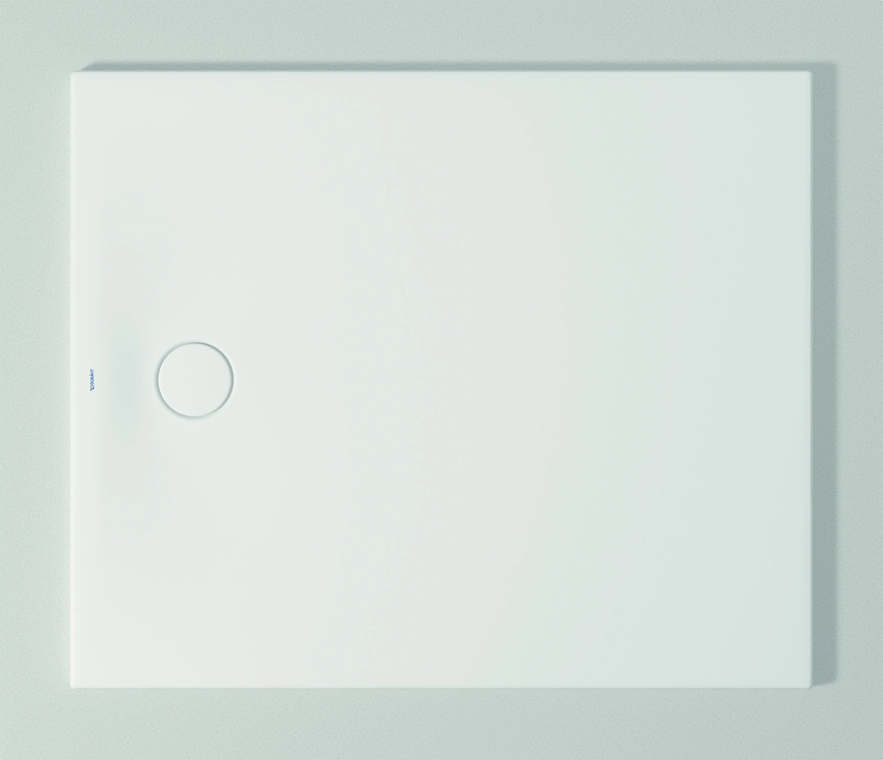 Duravit rechteck Duschwanne „Tempano“ 120 × 100 cm mit Antislip, ohne Oberflächenveredelung, in Weiß
