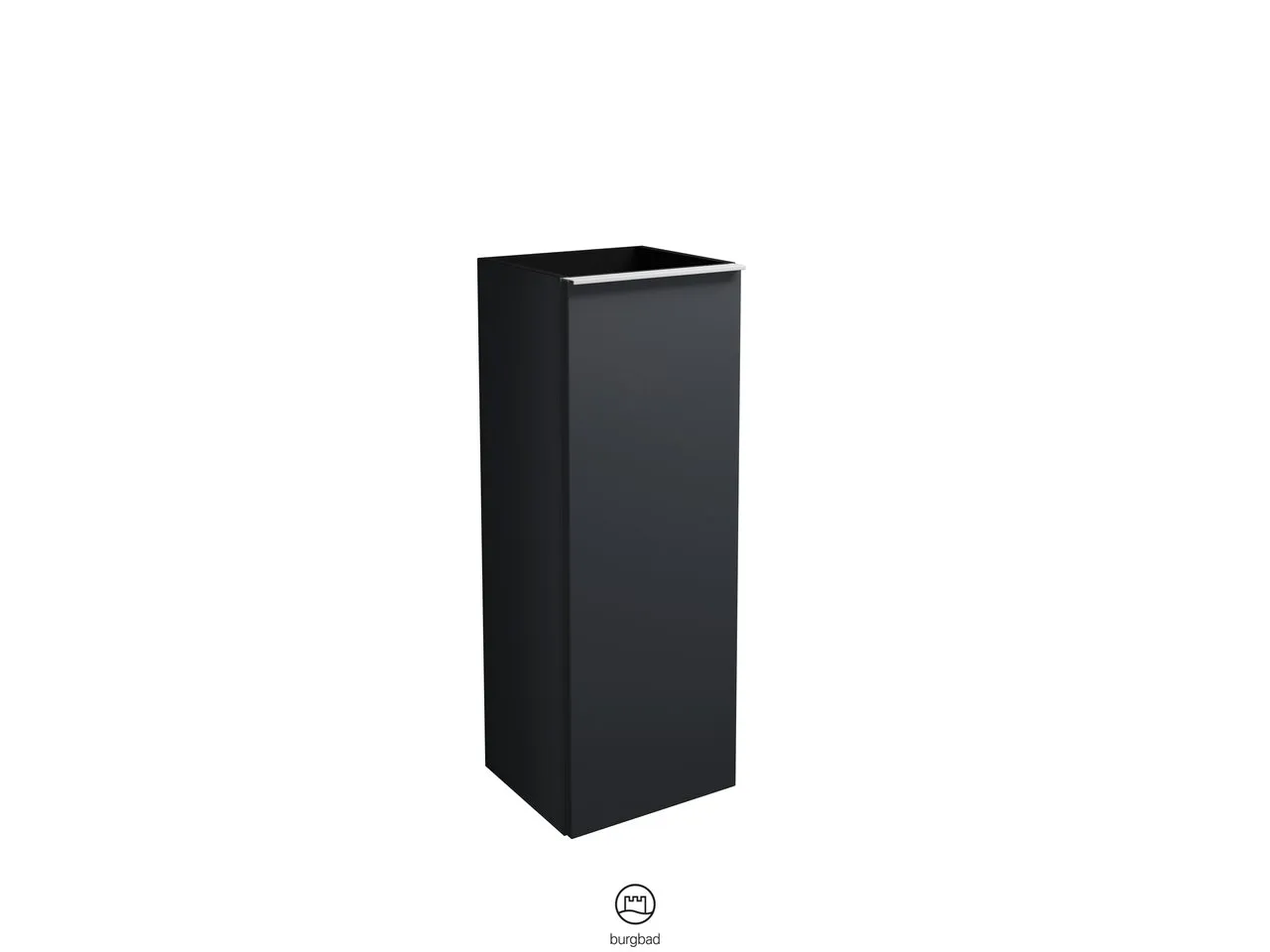 burgbad Hochschrank „Fiumo“ 390 × 960 × 360 mm in Weiß Matt