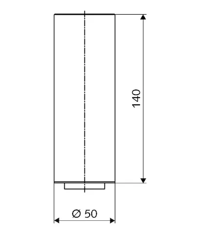 Standrohrverlängerung CELIS E, Standrohrverlängerung 140 mm, verstellbarer Strahlregler, Durchfluss 5 l/m bei 3 bar Fließdruck, chrom