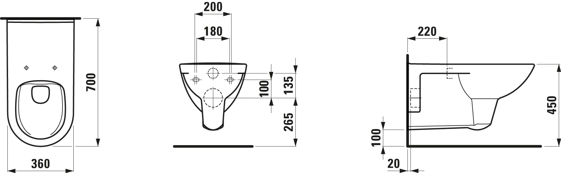 Laufen PRO LIBERTY Tiefspül-WC wandhängend barrierefrei 700x360 spülrandlos Bahamabeige Laufen PRO LIBERTY Tiefspül-WC wandhängend barrierefrei 700x360 spülrandlos Bahamabeige