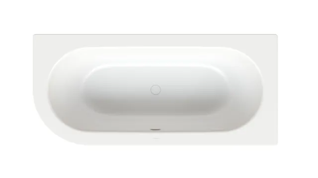 Bette BetteStarlet V Badewanne Edelweiß 1750x800x420 mm 2-Sitzer Einbau glasierter Titan-Stahl