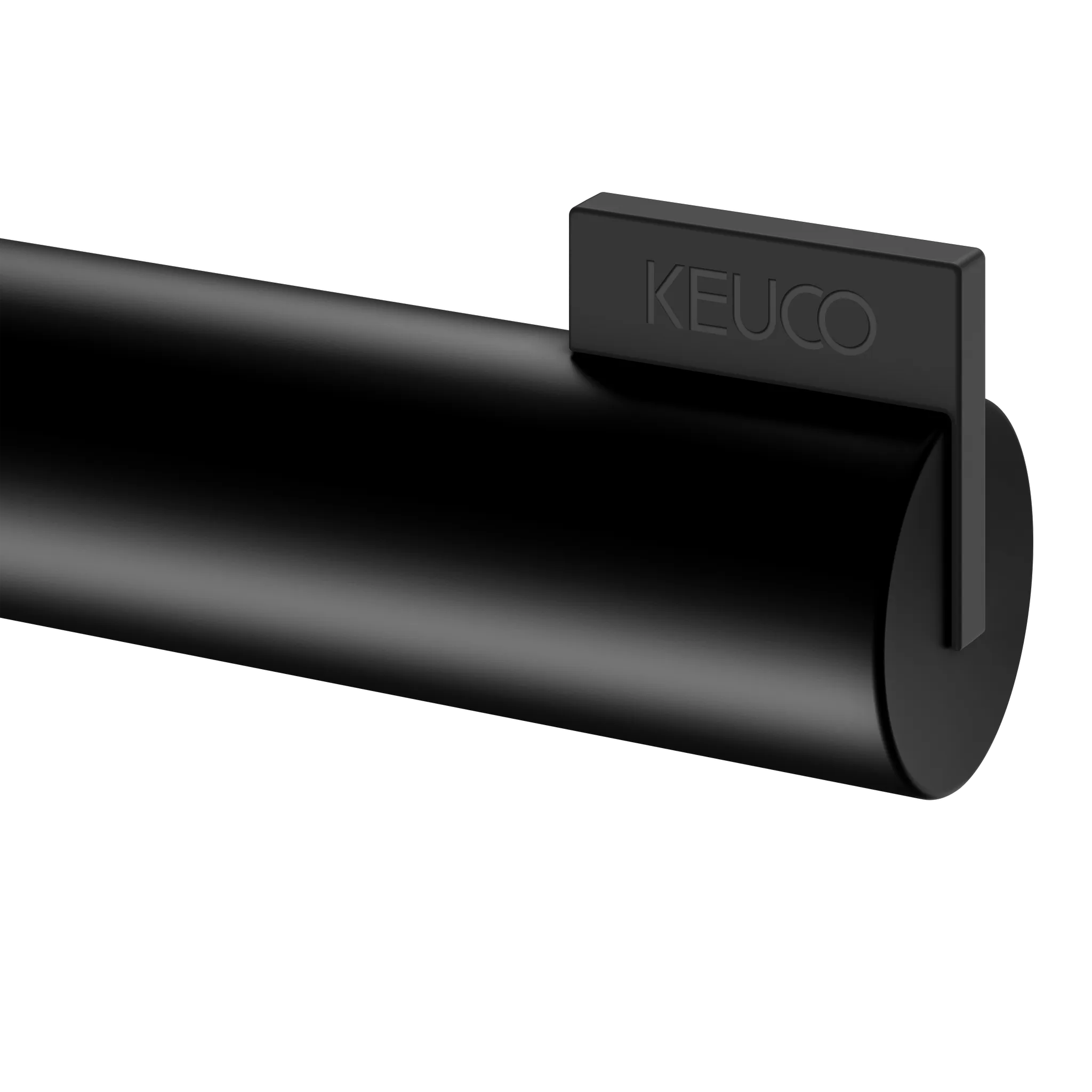 KEUCO REVA Toilettenpapierhalter mit Ablage schwarz matt KEUCO REVA Toilettenpapierhalter mit Ablage schwarz matt