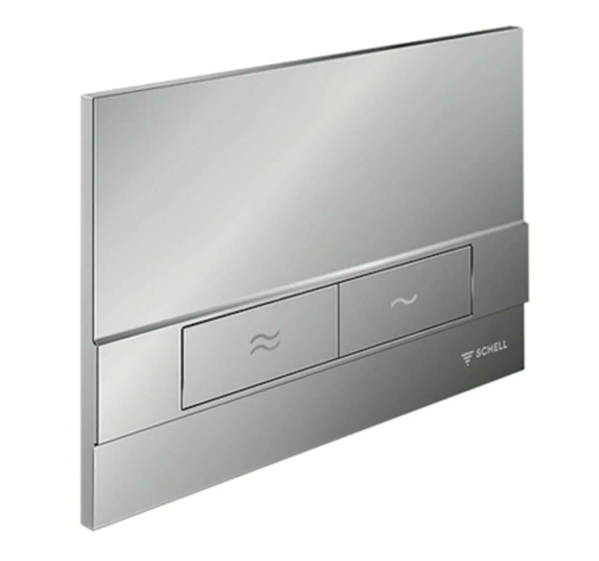 WC-Betätigungsplatte MONTUS BOARD, Frontplatte chrom WC-Betätigungsplatte MONTUS BOARD, Frontplatte chrom