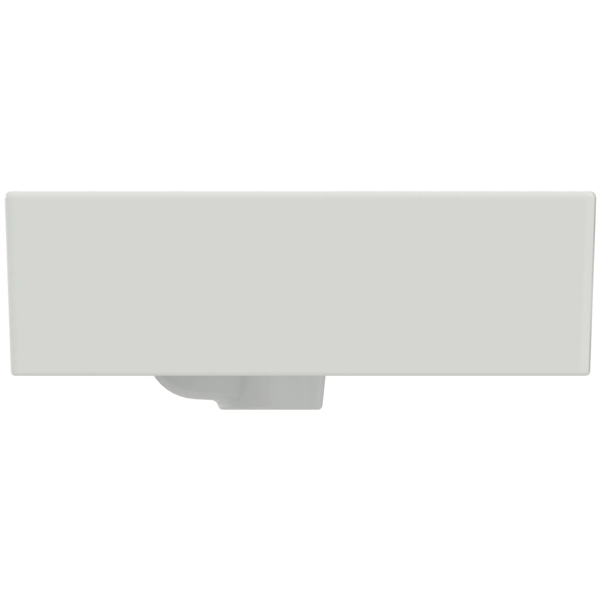 Waschbecken „Extra“ 50 × 40 × 15 cm, Hahnlochposition mittig in Weiß Waschbecken „Extra“ 50 × 40 × 15 cm, Hahnlochposition mittig in Weiß