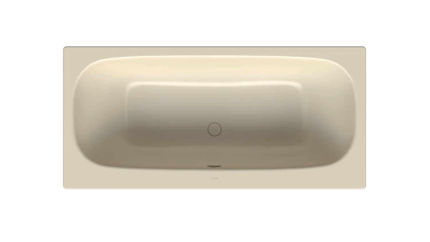 Bette BetteDuett Badewanne Rechteck 1700 x 800 mm Jasmin 30 mm Randhöhe 2-Sitzer glasierter Titan-Stahl