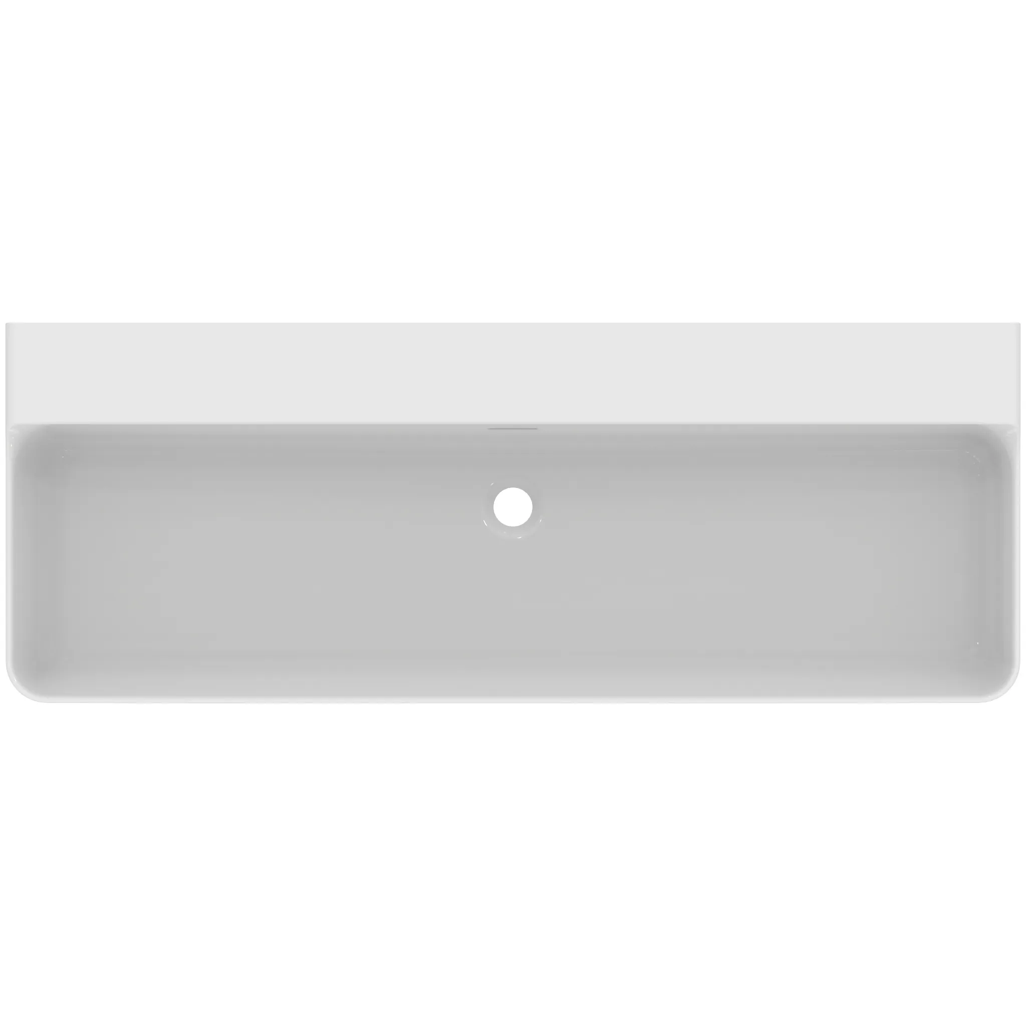 Waschbecken „Conca“ 120 × 45 × 16,5 cm in Weiß