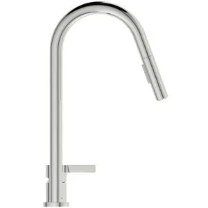 Ideal Standard Gusto 2-Loch-Küchenarmatur Ausladung 240mm 2-Funktions-Brause Chrom Ideal Standard Gusto 2-Loch-Küchenarmatur Ausladung 240mm 2-Funktions-Brause Chrom