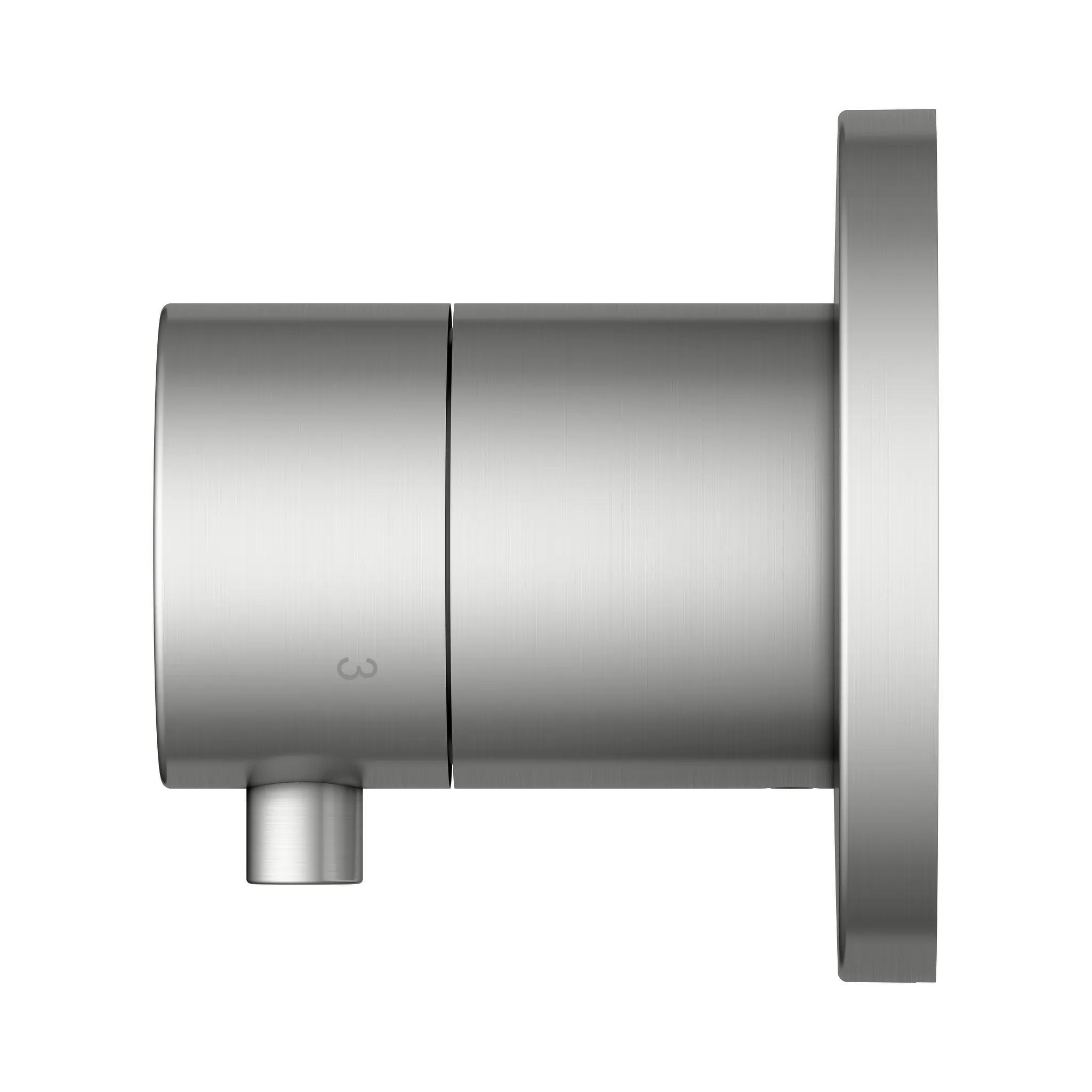 KEUCO IXMO Umstellventil Unterputz für 3 Verbraucher IXMO Comfort, rund Edelstahl-finish