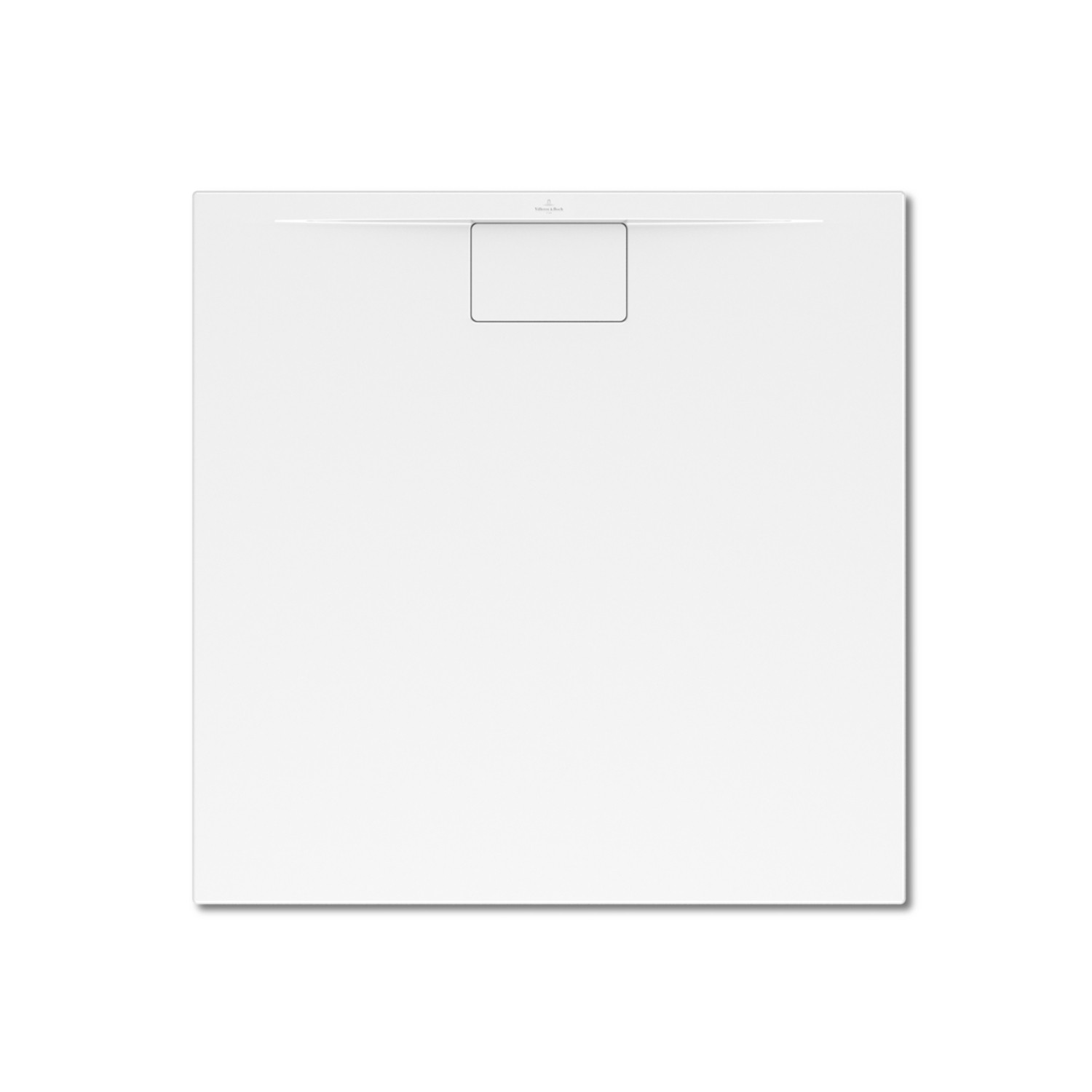 Villeroy & Boch Duschwanne inkl. Wannenträger und Ablaufgarnitur „Architectura MetalRim“ 90 × 90 cm