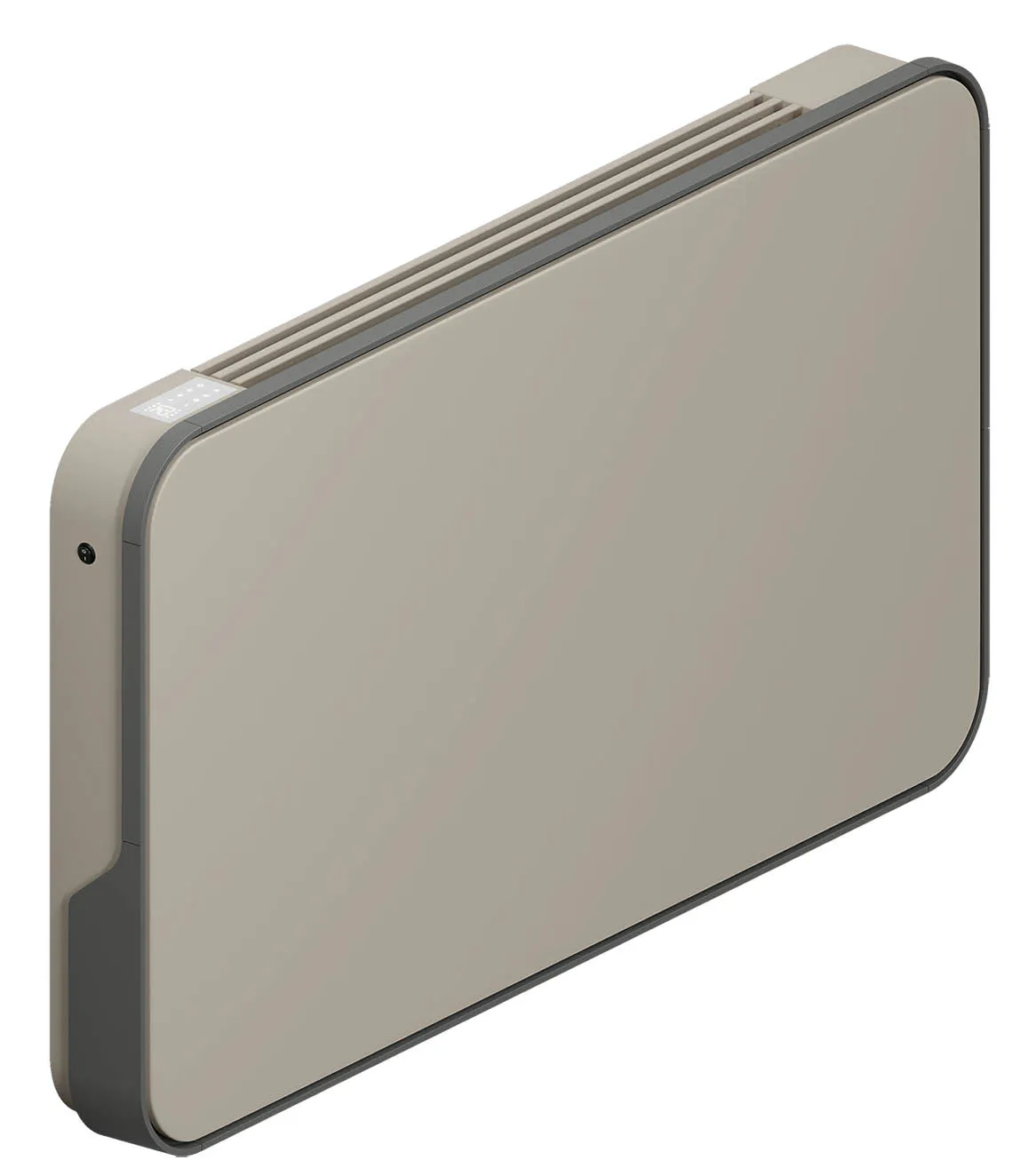 BEMM Design-Heizkörper „Relax Hybrid“ 112 × 65 cm in Schwarzperlmatt