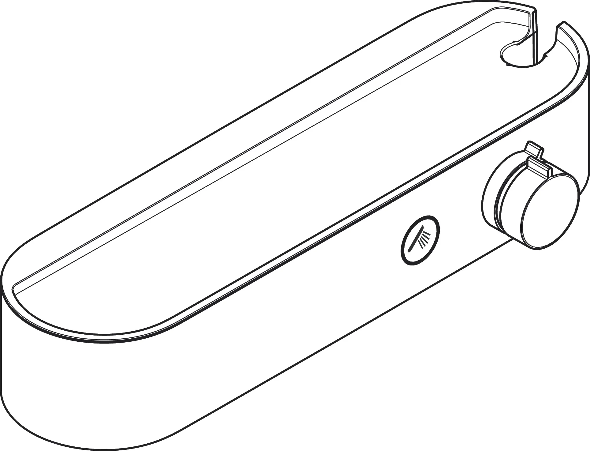 Thermostat ShowerTablet Select 400 Brause Aufputz DN15 chrom Thermostat ShowerTablet Select 400 Brause Aufputz DN15 chrom