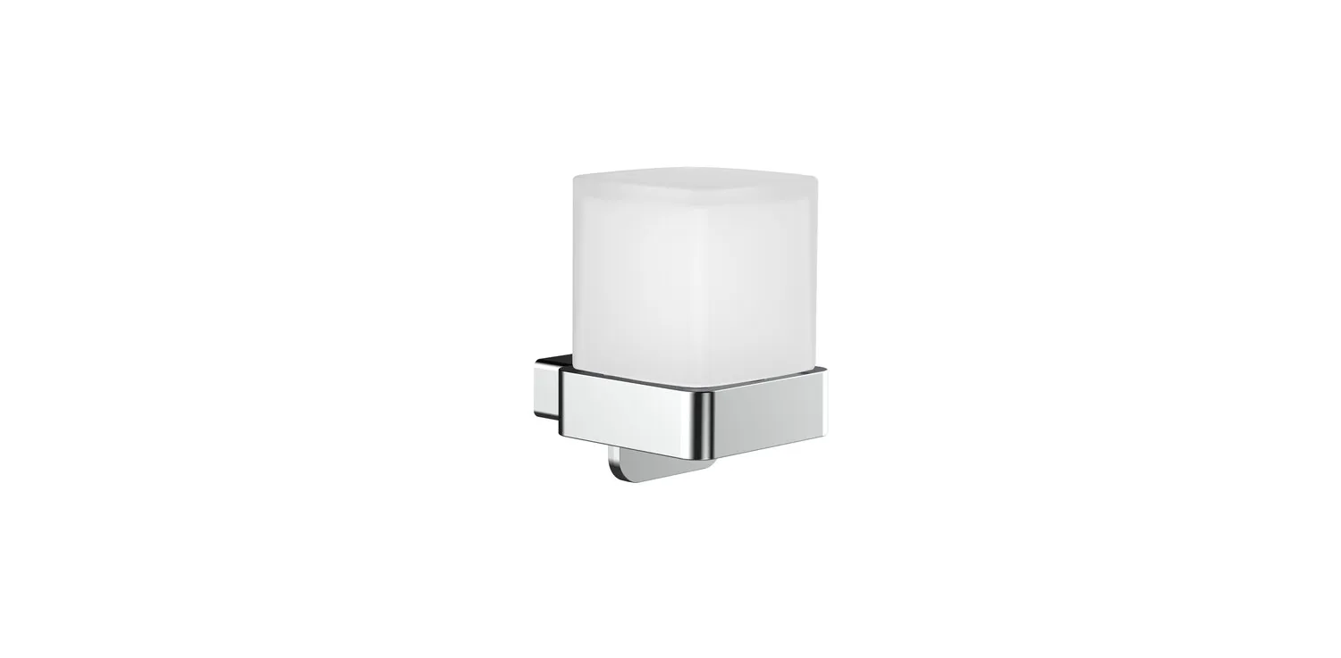 loft Einhand-Seifenspender Glasteil satiniert, chrom