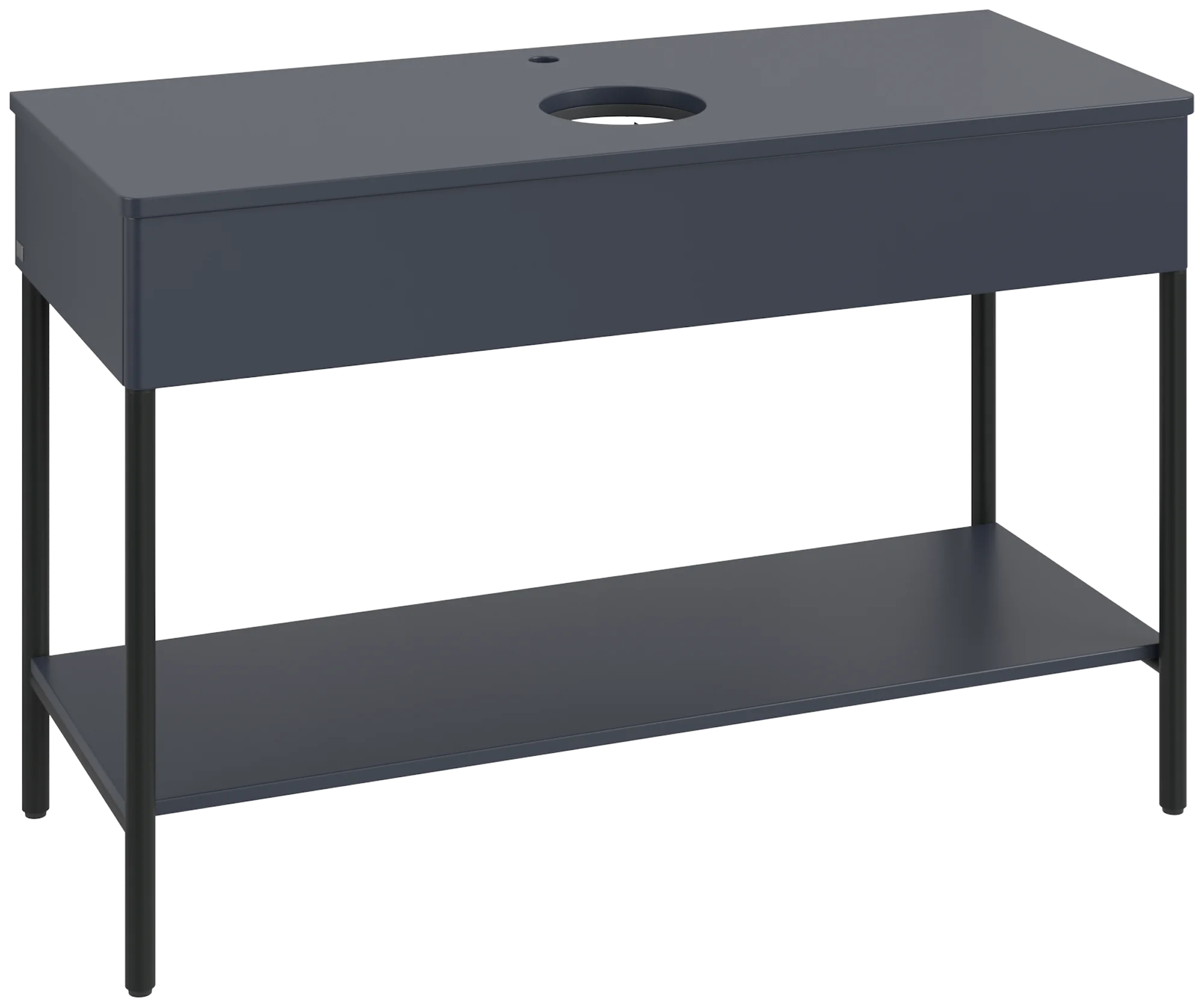 Villeroy & Boch Waschbeckenunterschrank Artis, Eckig, Midnight Blue Matt Lacquer, 1.200 x 782 x 500 mm, Push-to-open Funktion, mit Hahnlochbohrung Villeroy & Boch Waschbeckenunterschrank Artis, Eckig, Midnight Blue Matt Lacquer, 1.200 x 782 x 500 mm, Push-to-open Funktion, mit Hahnlochbohrung
