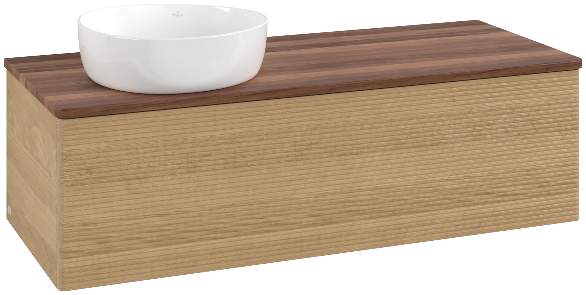 Villeroy & Boch Antao Waschbeckenunterschrank K33_1, 1200x360x500 mm, Honey Oak / Warm Walnut