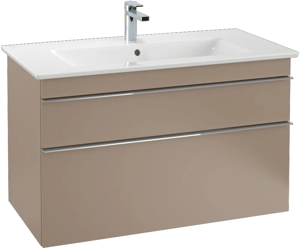 Villeroy & Boch Waschtischunterschrank „Venticello“ für Schrankwaschtisch 953 × 590 × 502 mm Volcano Black, für Becken mittig Villeroy & Boch Waschtischunterschrank „Venticello“ für Schrankwaschtisch 953 × 590 × 502 mm Volcano Black, für Becken mittig