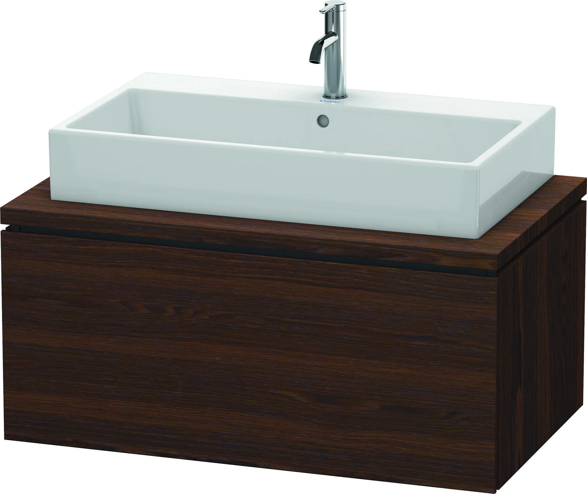 Duravit Waschtischunterschrank wandhängend „L-Cube“ 92 × 40 × 54,7 cm Nussbaum gebürstet Duravit Waschtischunterschrank wandhängend „L-Cube“ 92 × 40 × 54,7 cm Nussbaum gebürstet