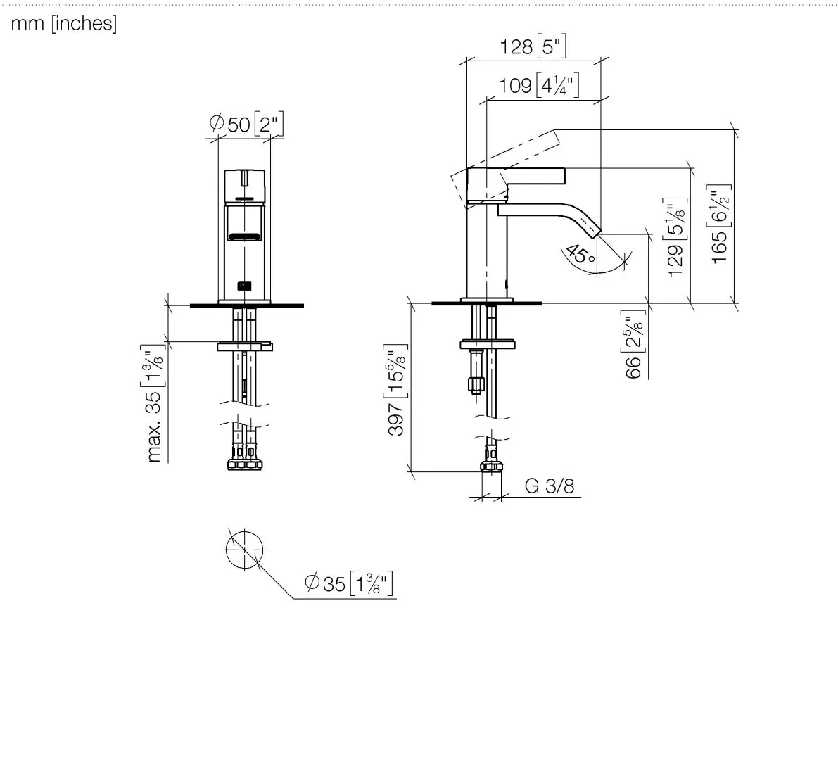 Waschtisch-Einhandbatterie ohne Ablaufgarnitur IMO Chrom 33525671 Waschtisch-Einhandbatterie ohne Ablaufgarnitur IMO Chrom 33525671