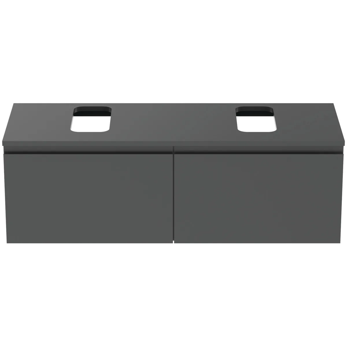Ideal Standard Waschtischunterschrank Finesse Anthrazit matt 1200x440x388 mm 2 Auszüge Softclose