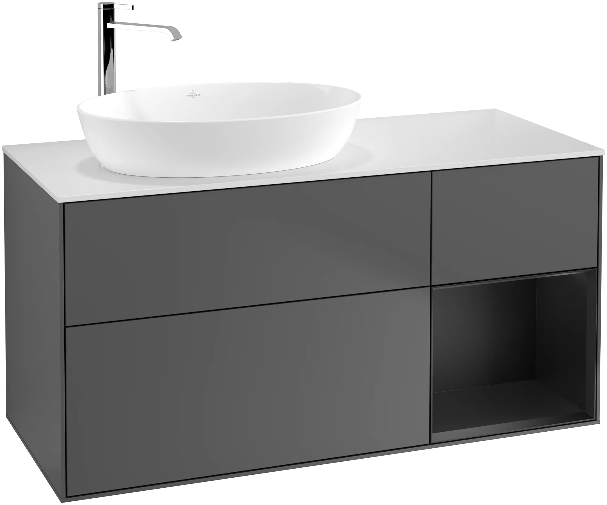 Villeroy & Boch Finion Waschbeckenunterschrank F93 1200x603x501mm anthrazit