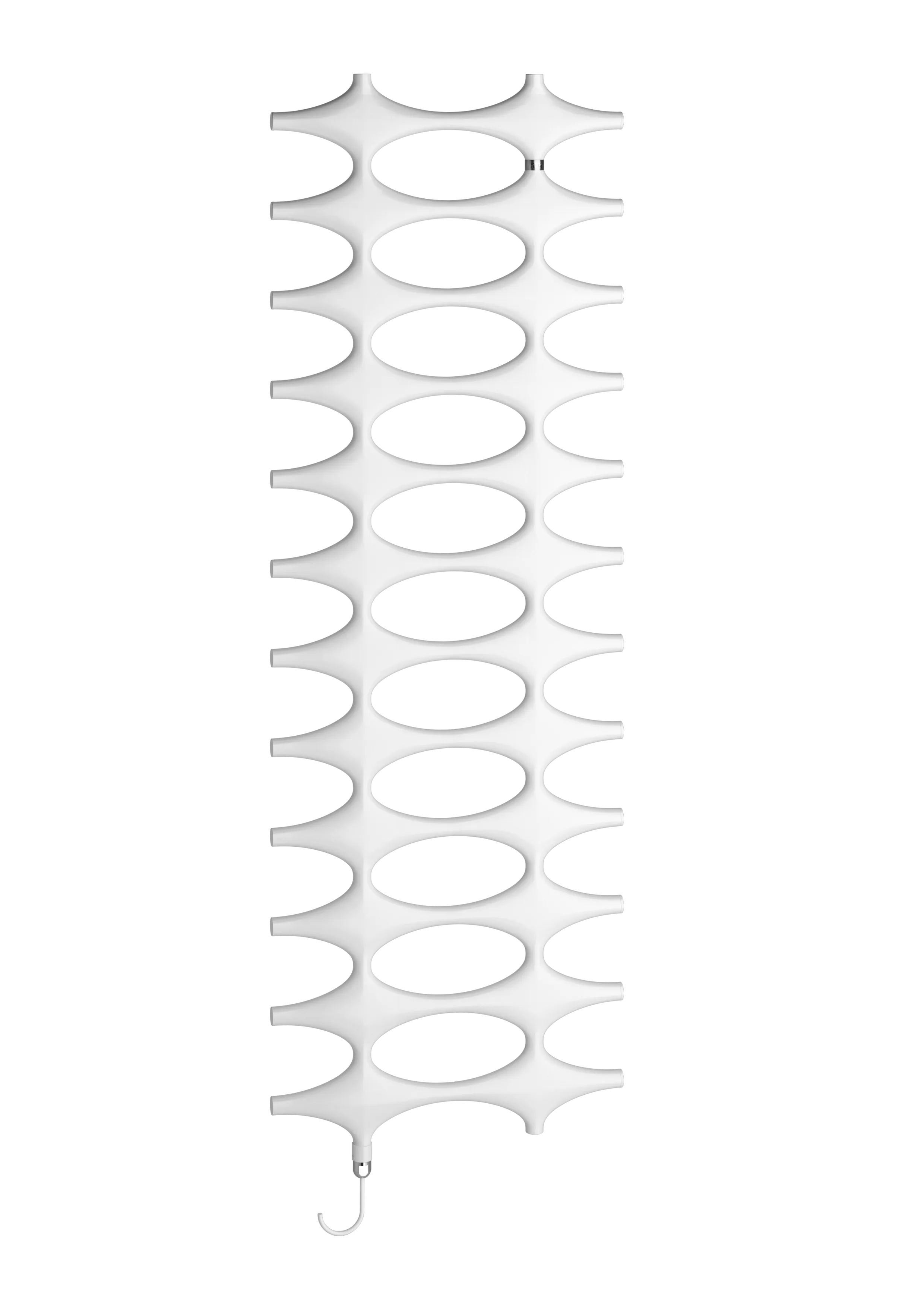 Kermi Design-Elektroheizkörper „Ideos®-E“ 75,8 × 190,1 cm in Weiß Soft