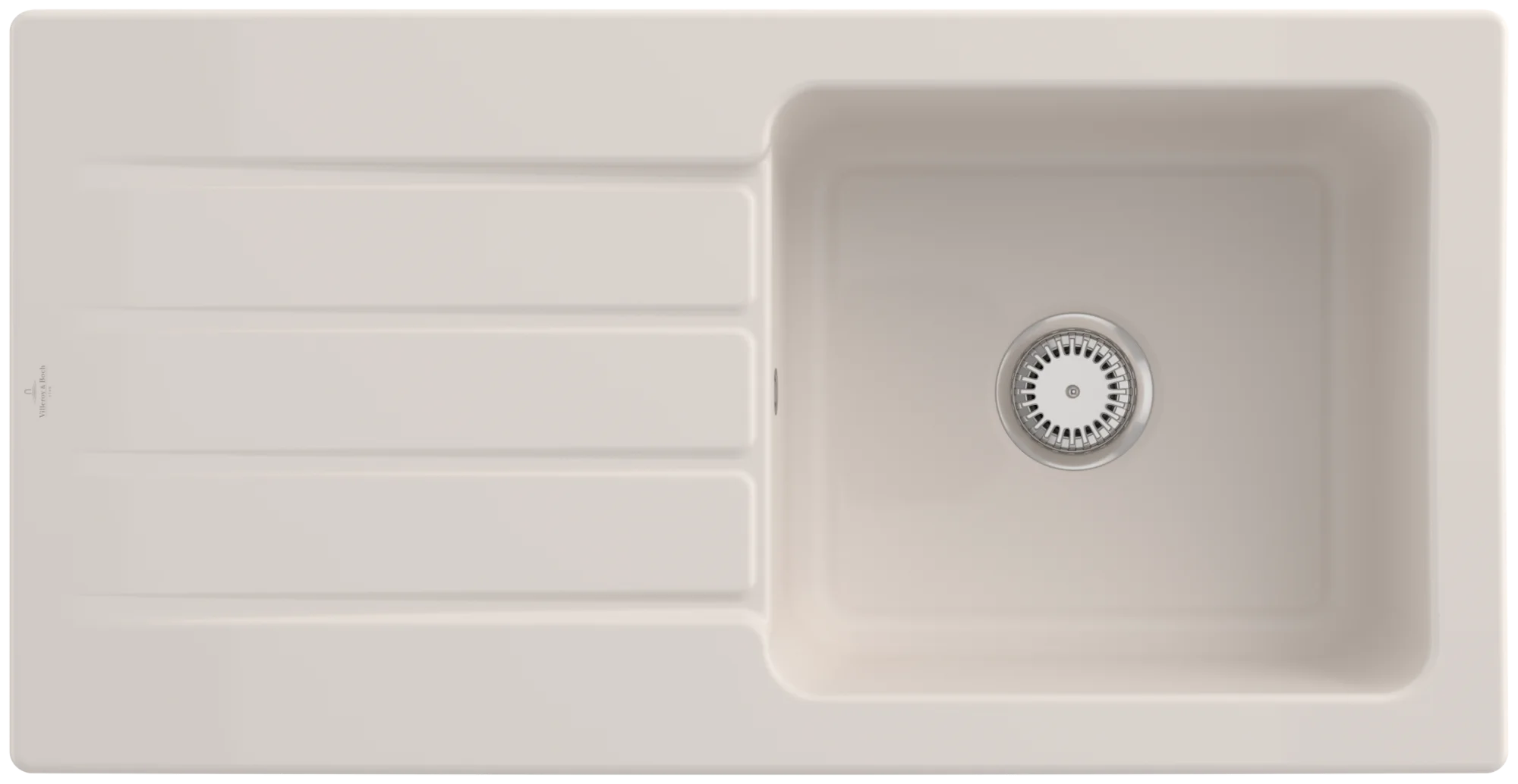 Villeroy & Boch Architectura 60 Einbauspüle, 1000x510mm, Keramik, Crema CeramicPlus