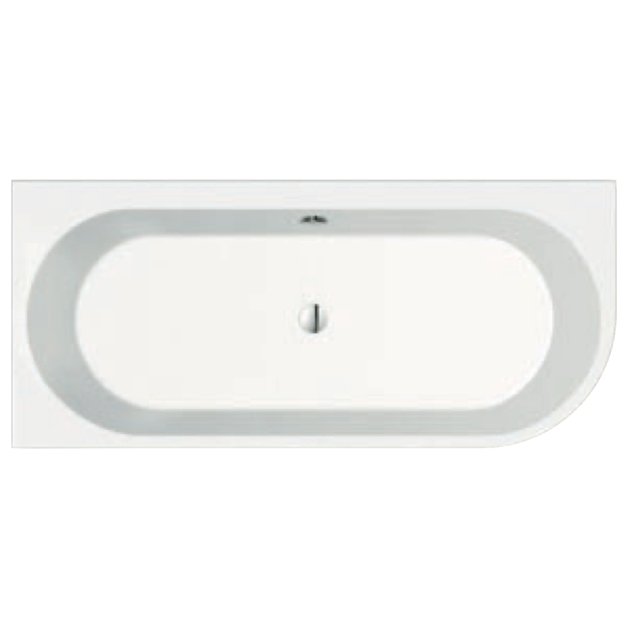 repaBAD Badewanne „Livorno Oval F“ freistehend oval 1650 × 750 mm, Mittelablauf, rechts in Weiß repaBAD Badewanne „Livorno Oval F“ freistehend oval 1650 × 750 mm, Mittelablauf, rechts in Weiß