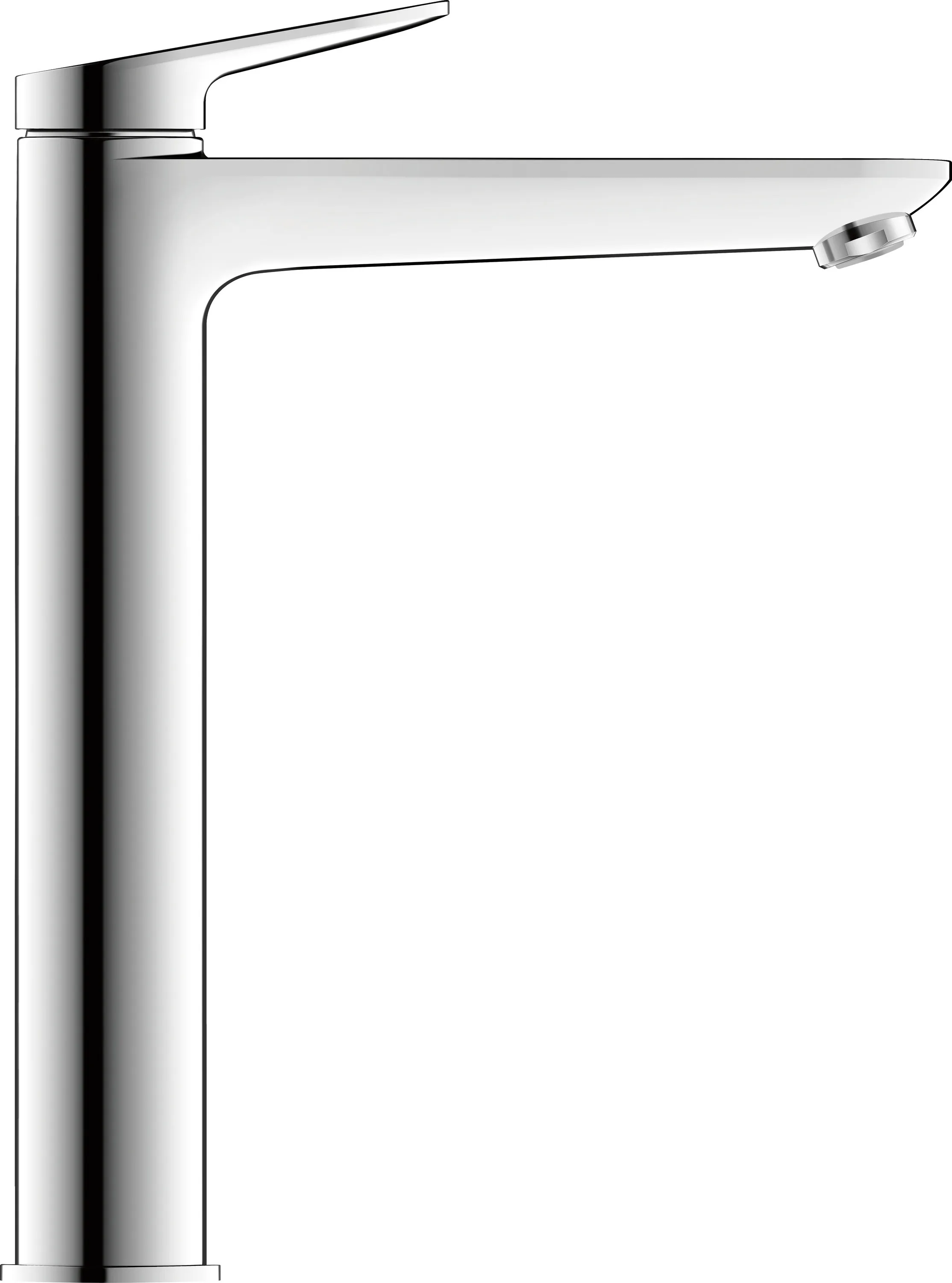 Einhand-Waschtischarmatur „Wave“ Ausladung 176 mm in Chrom Einhand-Waschtischarmatur „Wave“ Ausladung 176 mm in Chrom