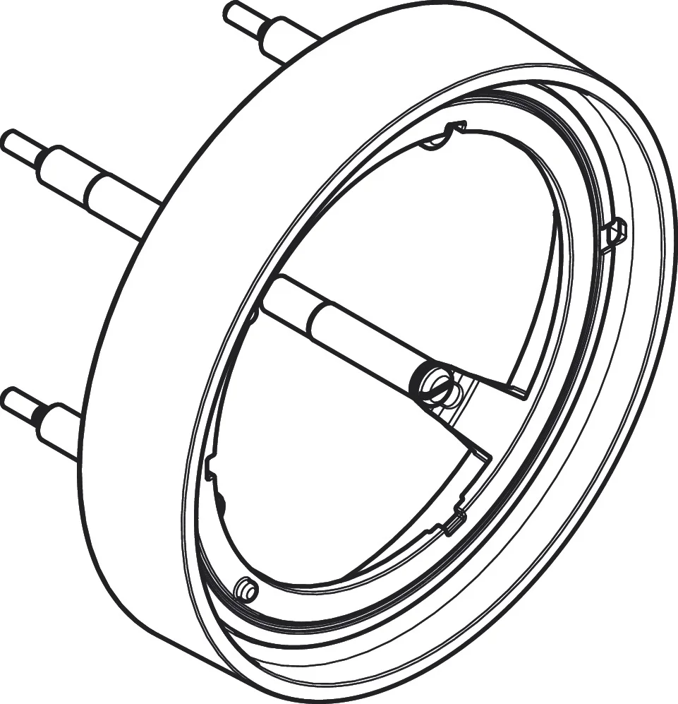 Hansgrohe AXOR ShowerSelect ID Verlängerungsrosette rund 22 mm Chrom Hansgrohe AXOR ShowerSelect ID Verlängerungsrosette rund 22 mm Chrom