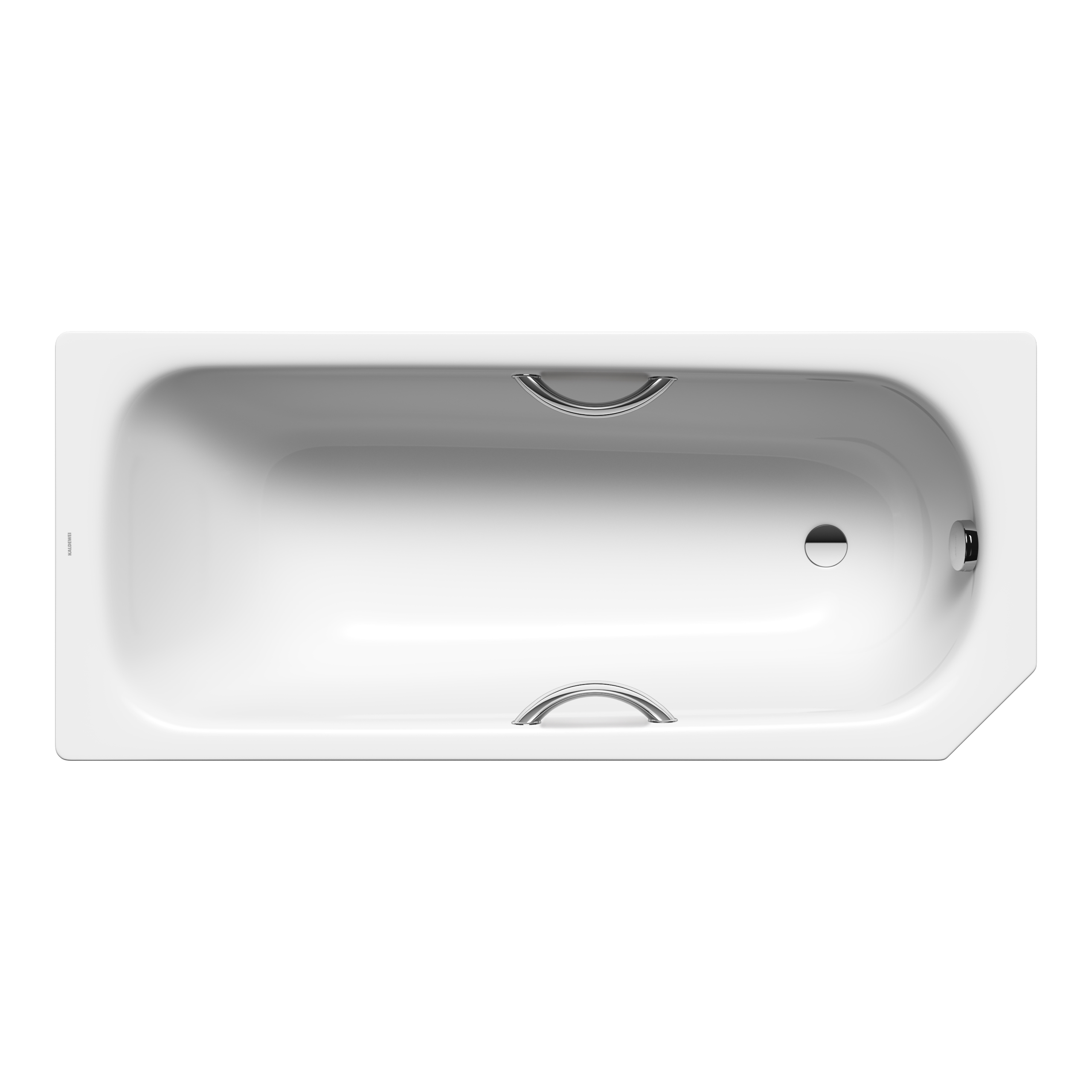 Kaldewei fünfeck rechteck Badewanne „Saniform V4“ Star 160 × 70 cm in alpinweiß, 
