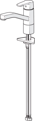 Hansa Einhand-Küchenarmatur „Polo“ Ausladung 215 mm Hansa Einhand-Küchenarmatur „Polo“ Ausladung 215 mm