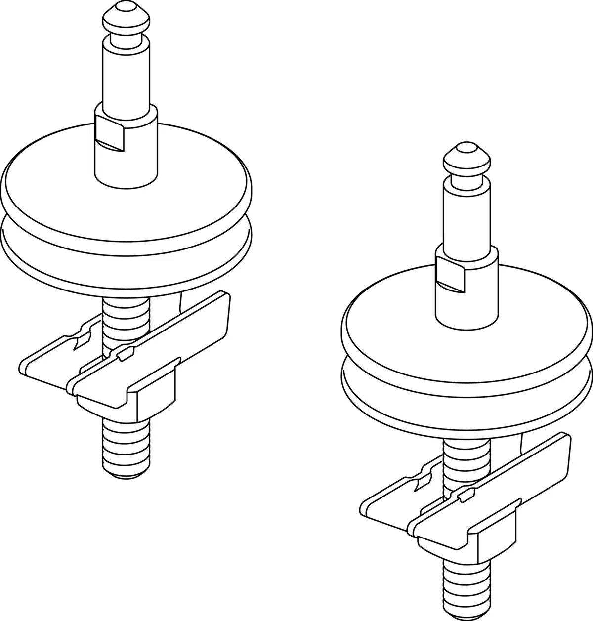 Ideal Standard Scharniersatz für Softclose Befestigung - Serienübergreifend, für WC-Sitz, Gewicht: 0,1 kg Ideal Standard Scharniersatz für Softclose Befestigung - Serienübergreifend, für WC-Sitz, Gewicht: 0,1 kg