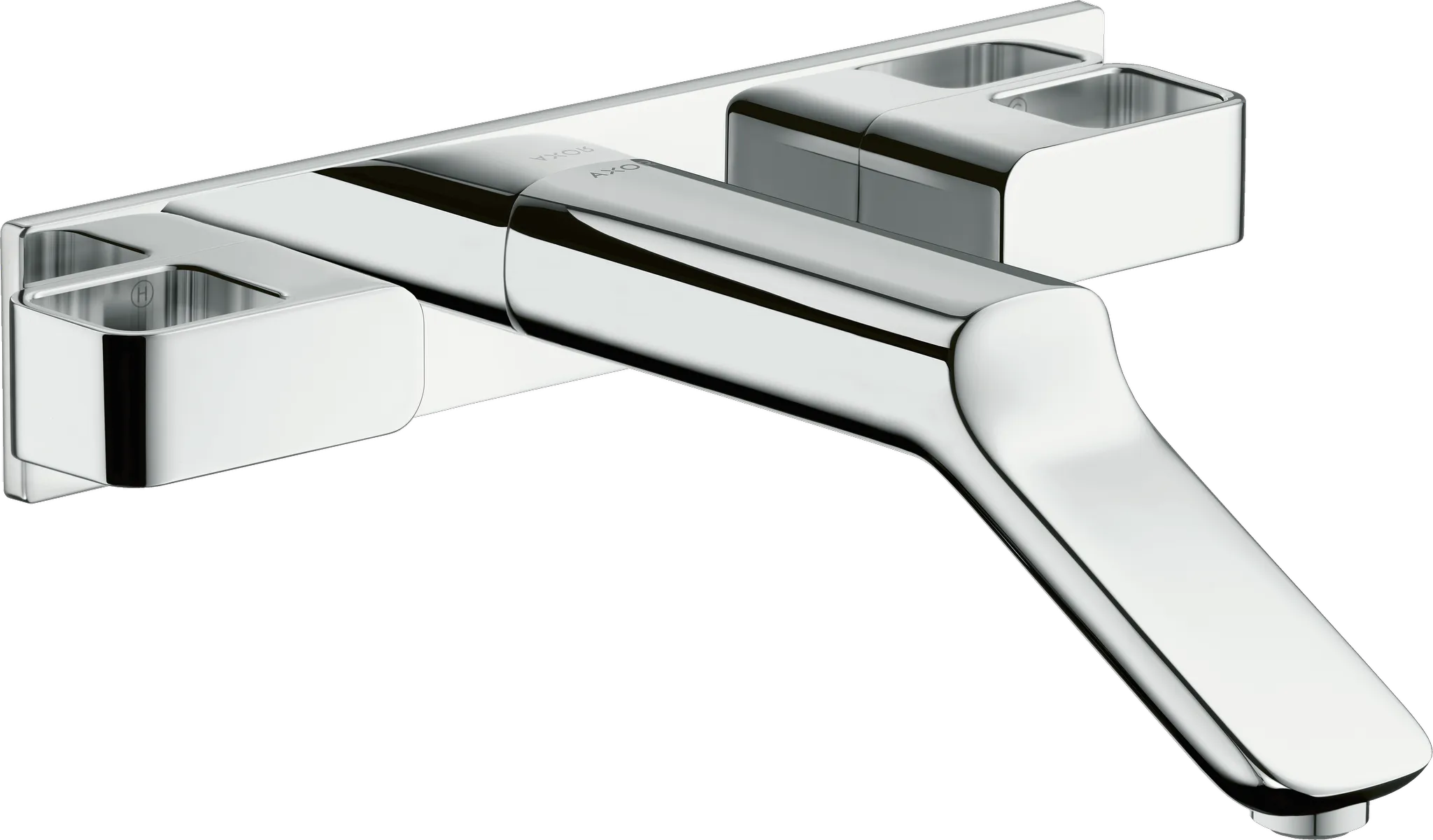 3-Loch WTA Axor Urquiola Wand chrom mit Platte u.langem Auslauf 3-Loch WTA Axor Urquiola Wand chrom mit Platte u.langem Auslauf