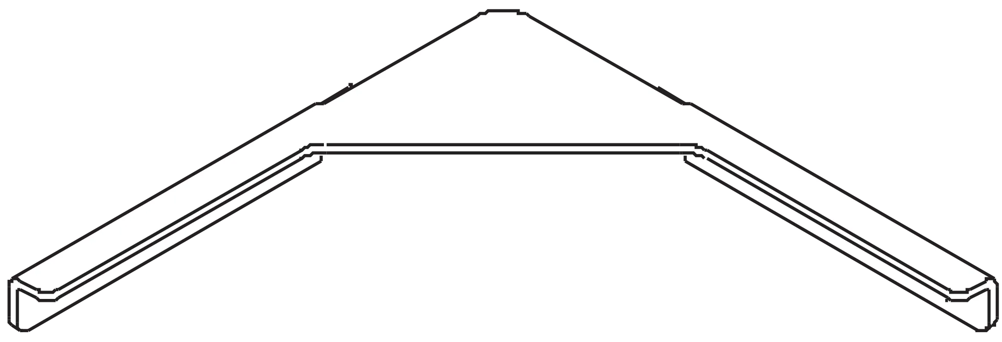 Kermi Duschdesign Versteifungswinkel „NOVA 2000“ 2000 mm in Silber Mattglanz Kermi Duschdesign Versteifungswinkel „NOVA 2000“ 2000 mm in Silber Mattglanz