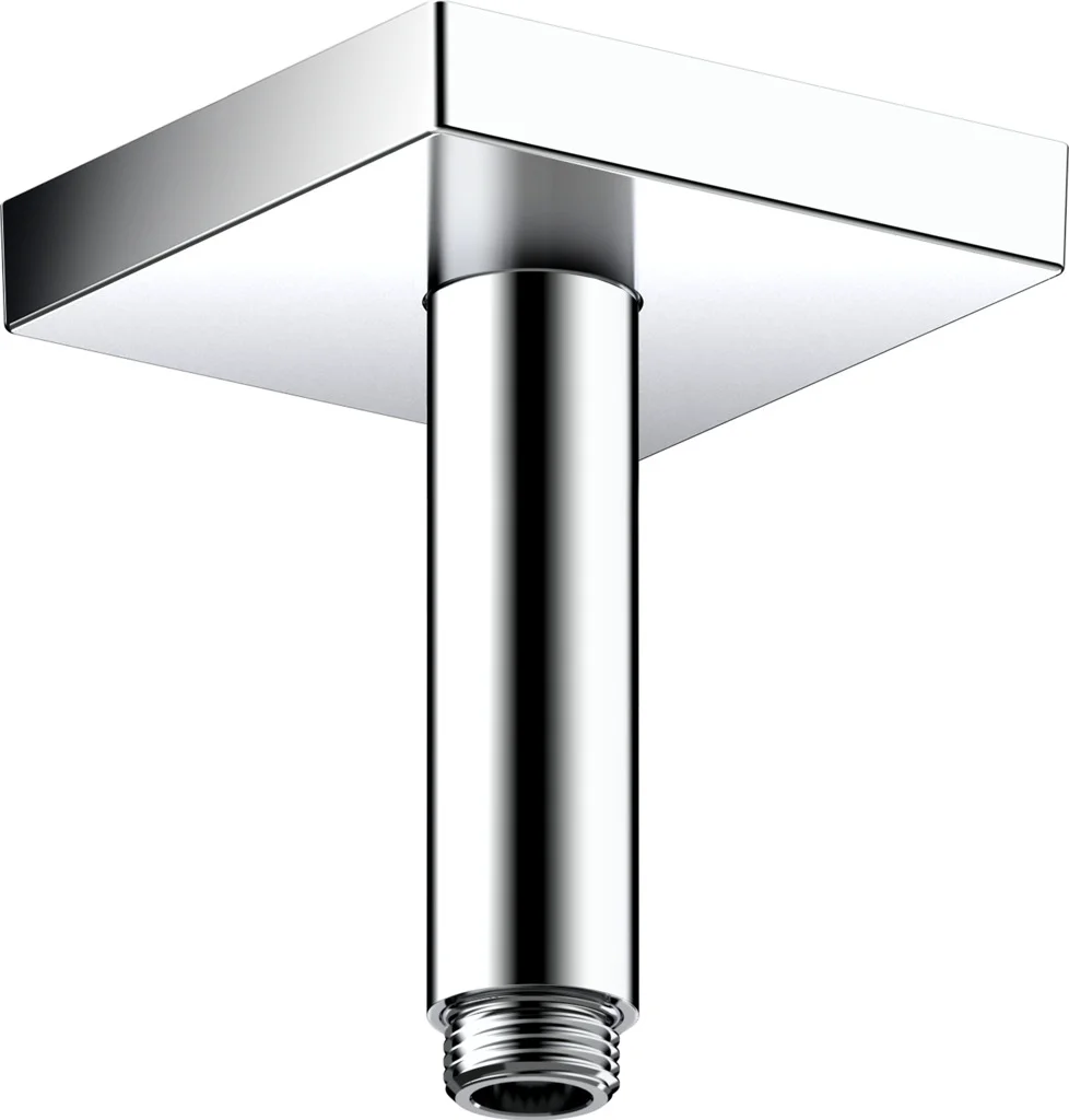 Hansgrohe AXOR ShowerSolutions Deckenanschlussstück 100 mm eckig Chrom Aufputzmontage Messing G 1/2