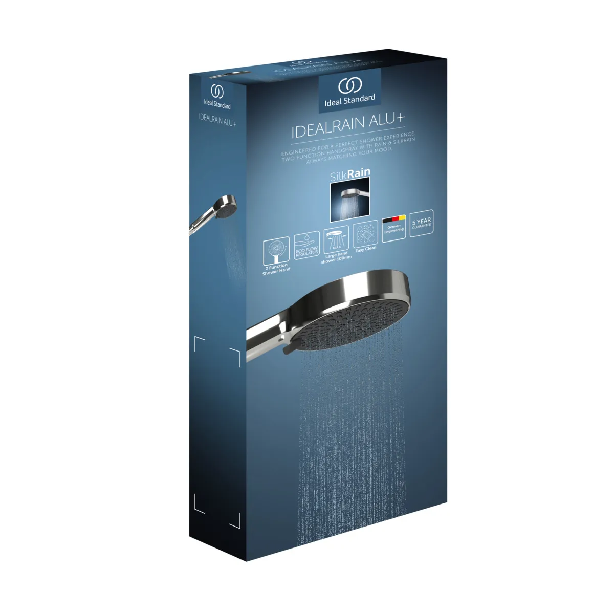 Ideal Standard Idealrain Alu+ 2-Funktions-Handbrause BD580AA, Chrom Ideal Standard Idealrain Alu+ 2-Funktions-Handbrause BD580AA, Chrom