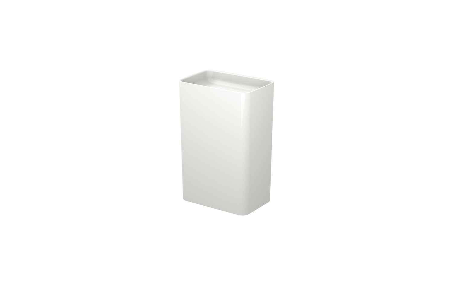 Freistehender Waschtisch „BetteArt Monolith“ 60 × 40 × 90 cm in Weiß
