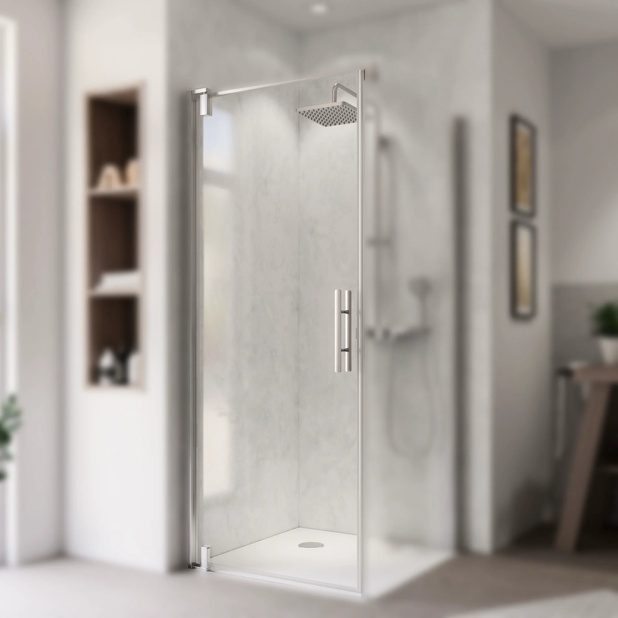 Breuer QUICK 72 Europa Design Drehtür für Seitenwand, Anschlag links, 900 mm, alu chromeffekt, 8 mm Sicherheitsglas mit CER+ Beschichtung Breuer QUICK 72 Europa Design Drehtür für Seitenwand, Anschlag links, 900 mm, alu chromeffekt, 8 mm Sicherheitsglas mit CER+ Beschichtung