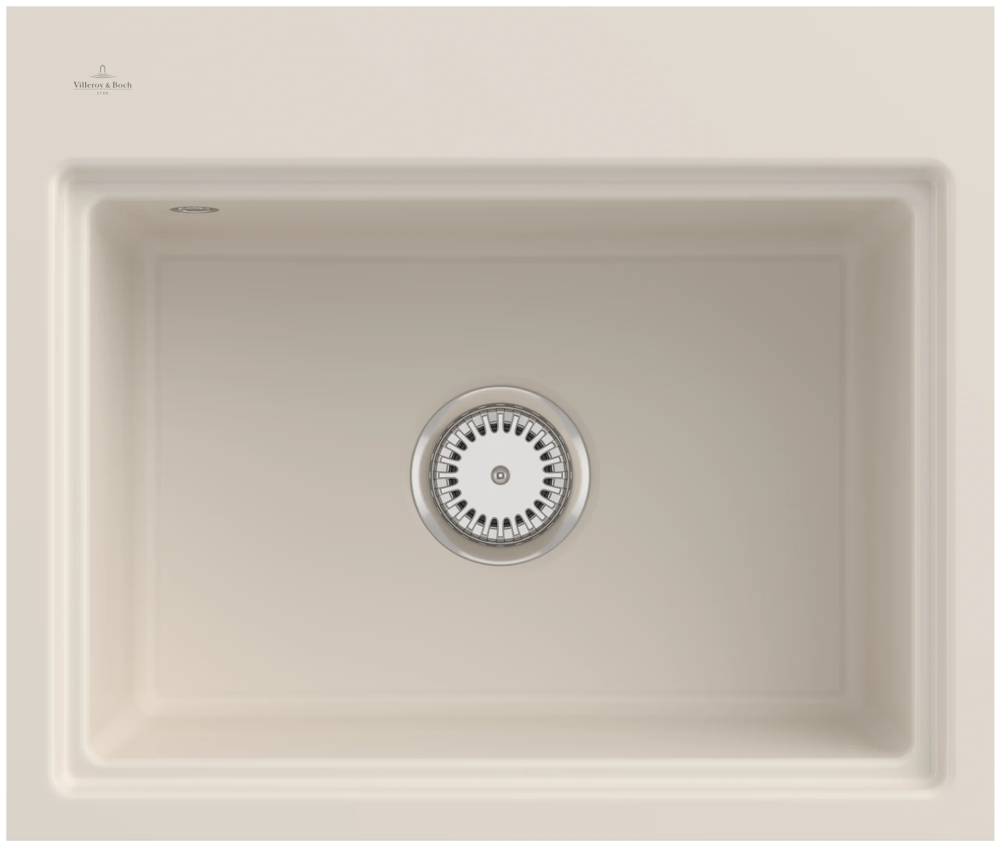 Villeroy & Boch Subway Style 60 S Flat 33661F, 600x510 mm, flächenbündige Spüle Villeroy & Boch Subway Style 60 S Flat 33661F, 600x510 mm, flächenbündige Spüle
