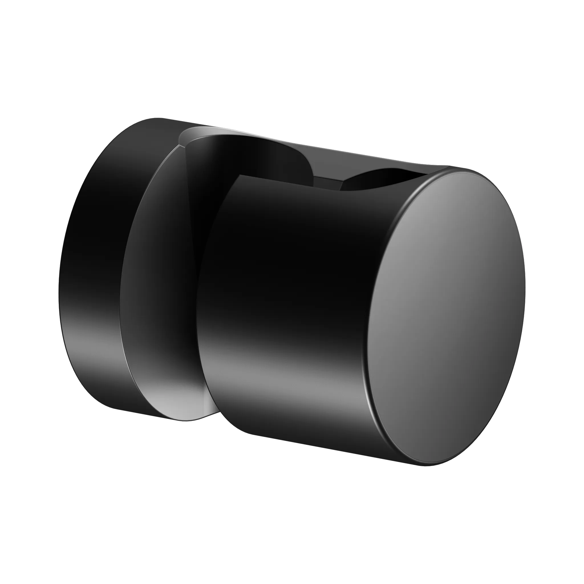 KEUCO IXMO Brausehalter mit 2 Positionen schwarz matt