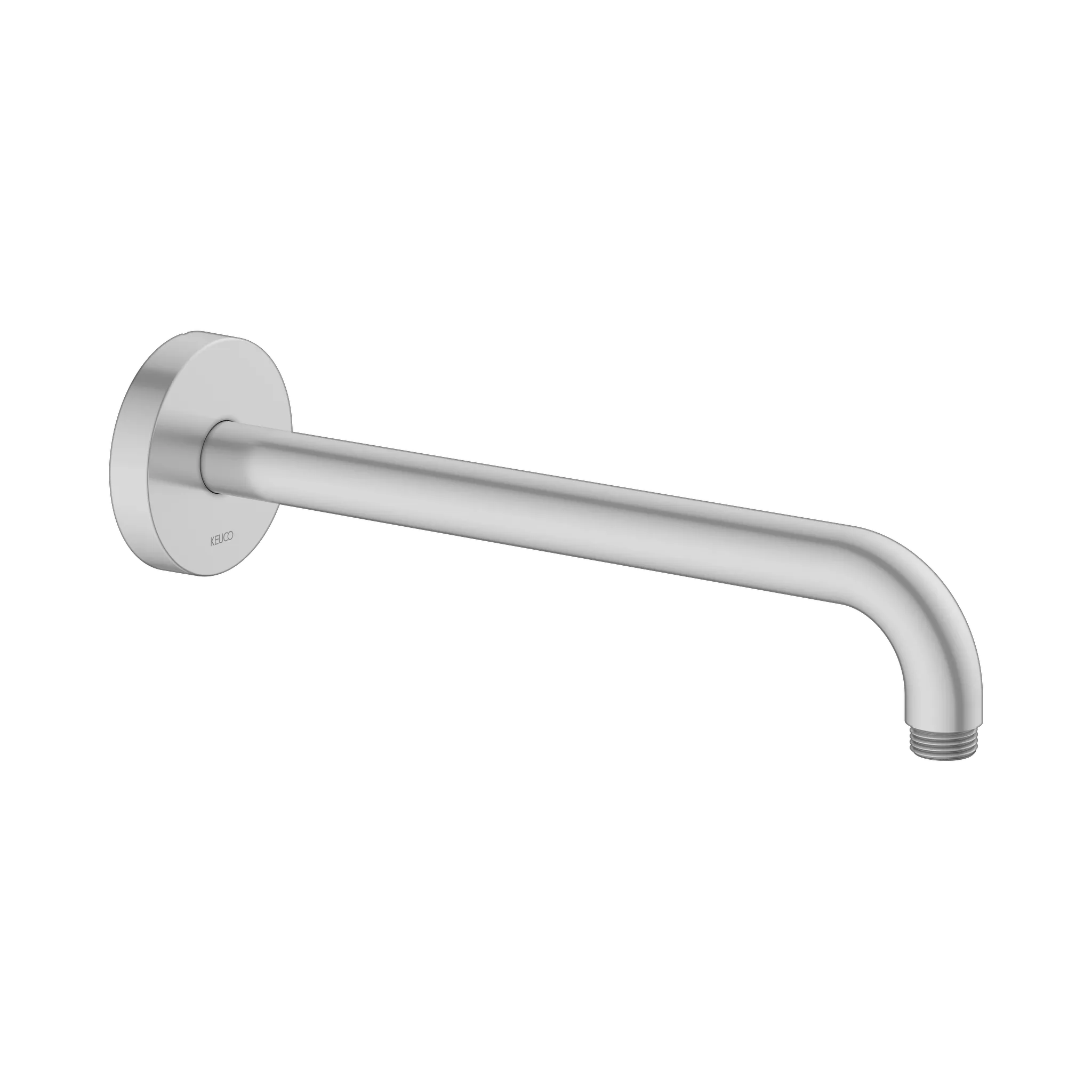 KEUCO Brausearm Wandmontage rund 300 mm Aluminium-finish