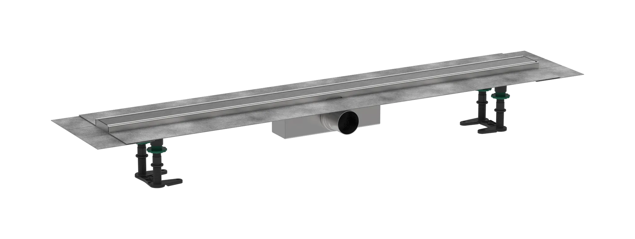 Hansgrohe RainDrain Compact Komplettset Duschrinne 1000mm Edelstahl gebürstet