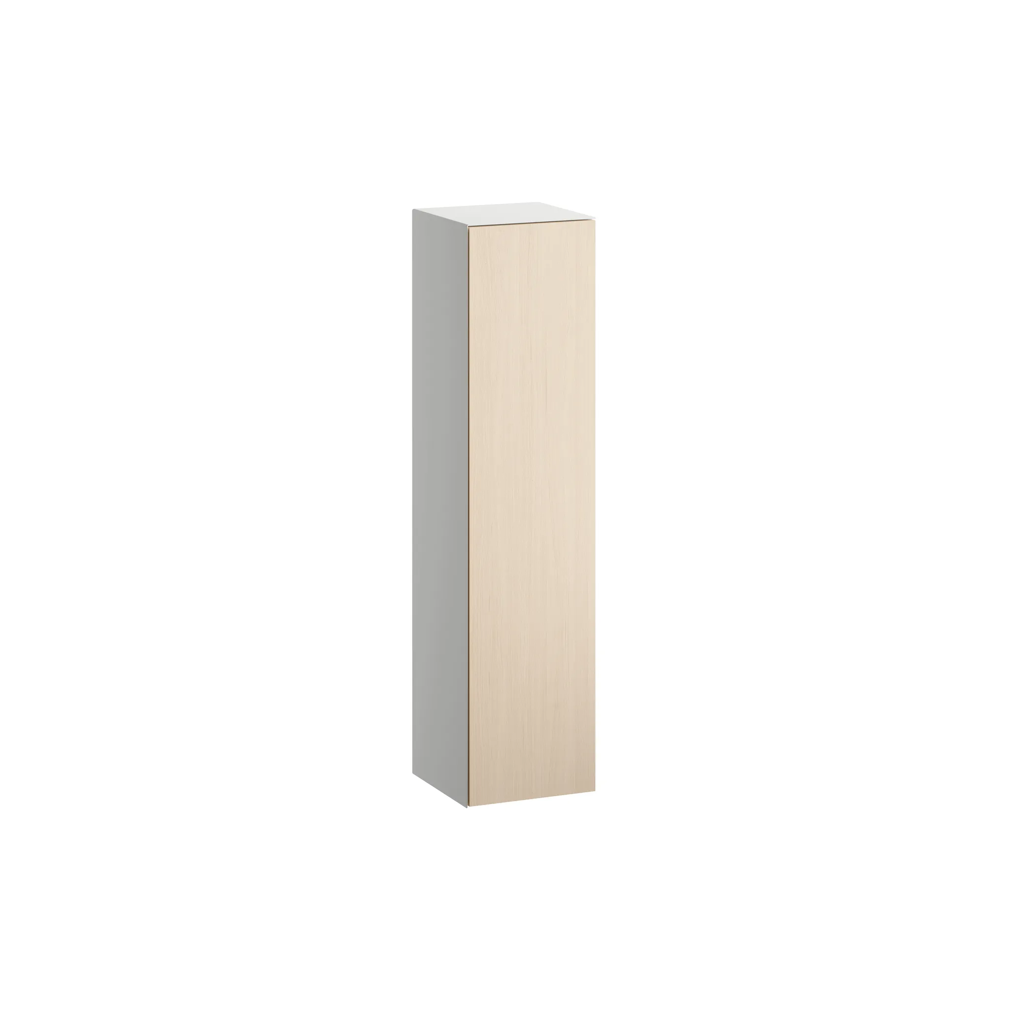 HS FOLIO 300x303x1246 1 Tür Scharn. re 4 Glasabl. Push/Pull Fossilgrau