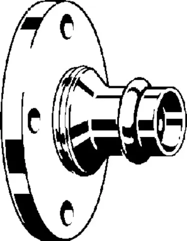„Sanpress“ Flanschübergang 42 mm „Sanpress“ Flanschübergang 42 mm