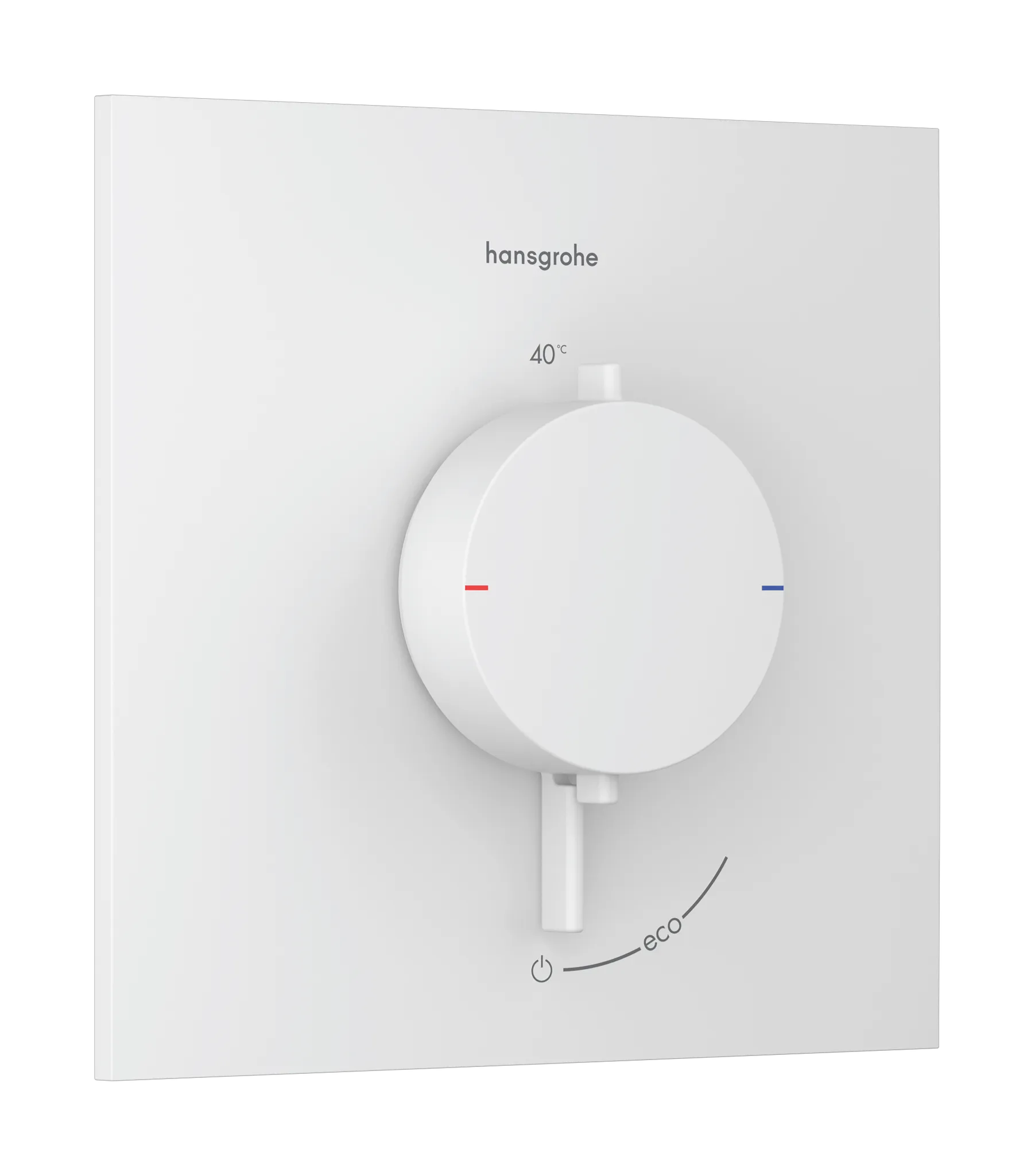 Hansgrohe Ecostat Comfort E Thermostat Unterputz für 1 Verbraucher, Mattweiß Hansgrohe Ecostat Comfort E Thermostat Unterputz für 1 Verbraucher, Mattweiß