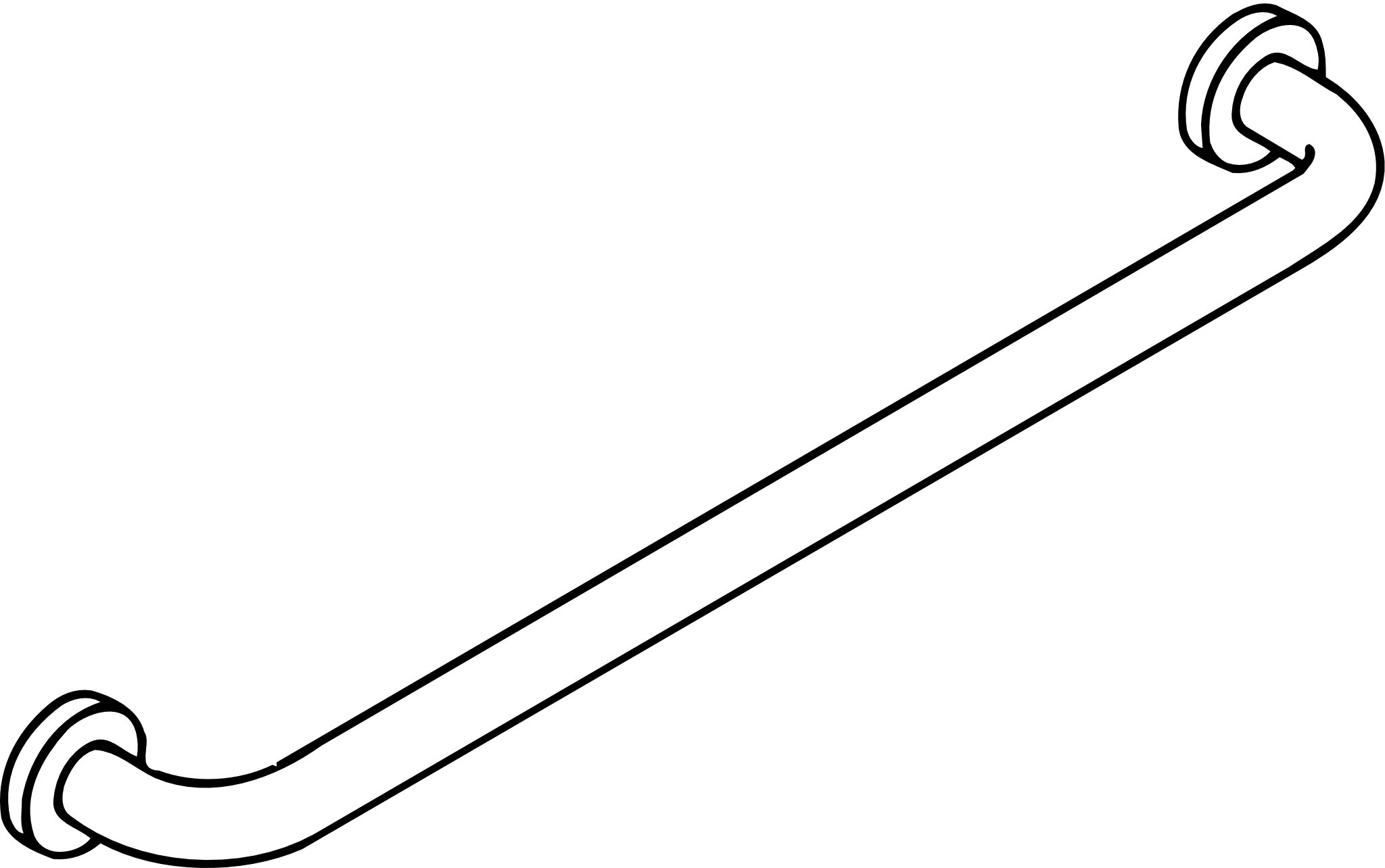 HEWI Handtuchhalter „Serie 477“ 63 cm