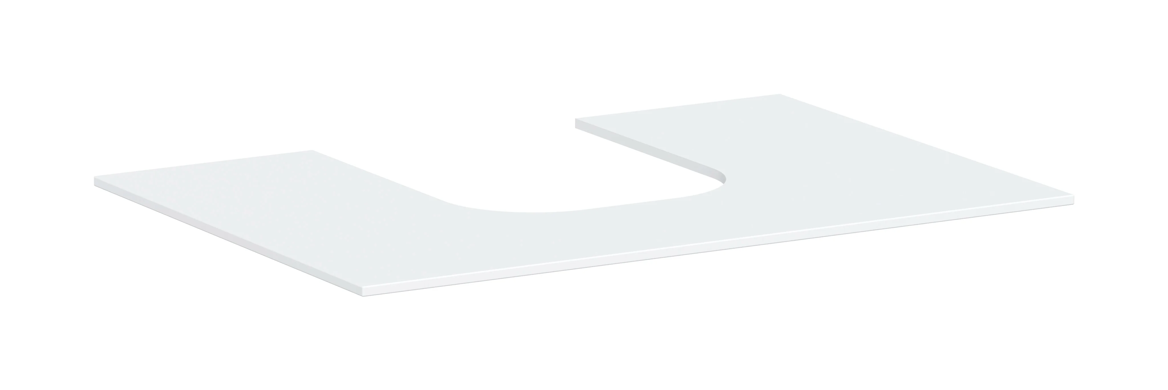 Hansgrohe Xevolos E Konsole, Mattweiß, 780/550 mm, mittiger Ausschnitt für Aufsatzwaschtisch, geschliffen Hansgrohe Xevolos E Konsole, Mattweiß, 780/550 mm, mittiger Ausschnitt für Aufsatzwaschtisch, geschliffen