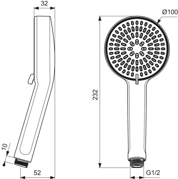 Handbrause „Idealrain“ 6 l/min Handbrause „Idealrain“ 6 l/min