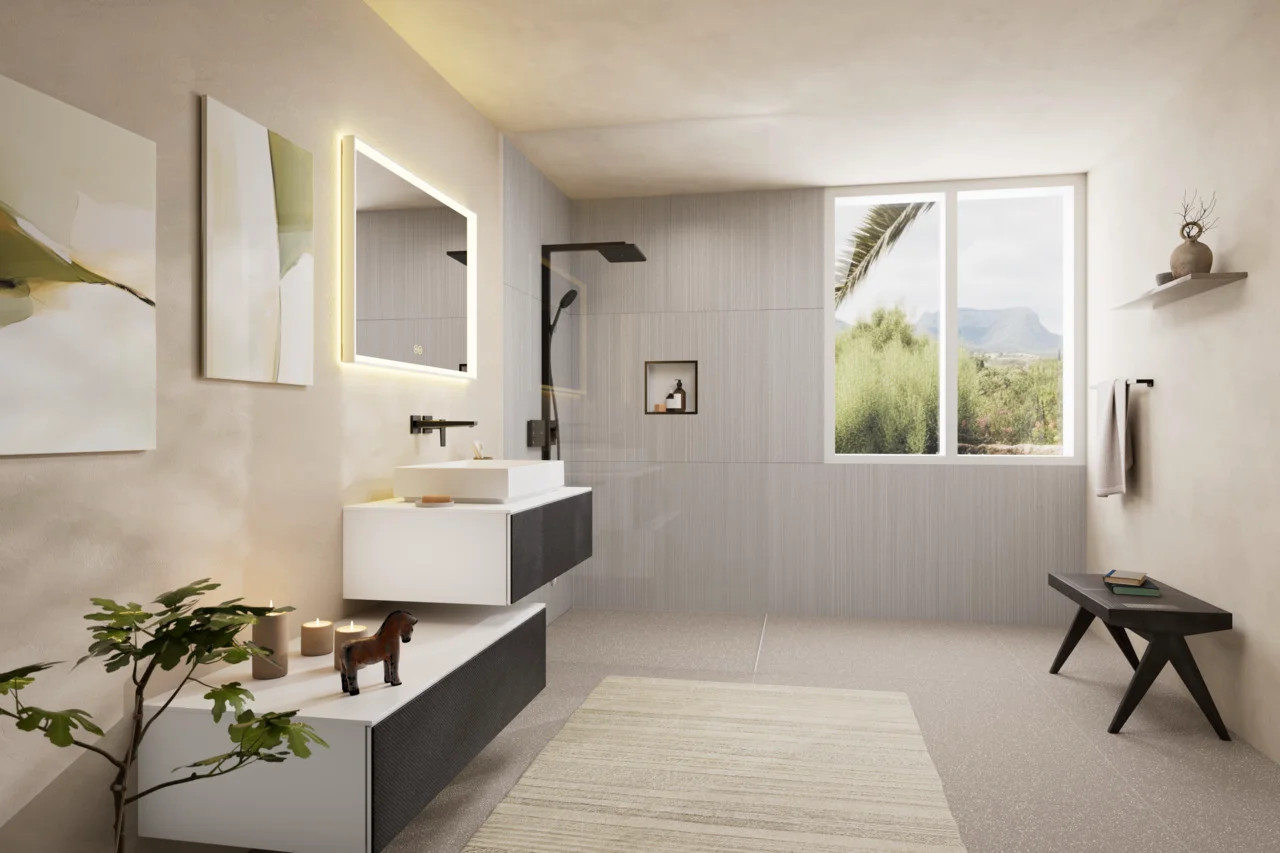 Hansgrohe Metropol Einhebel-Waschtischmischer Unterputz, Brushed Black Chrome, Ausladung 225 mm Hansgrohe Metropol Einhebel-Waschtischmischer Unterputz, Brushed Black Chrome, Ausladung 225 mm