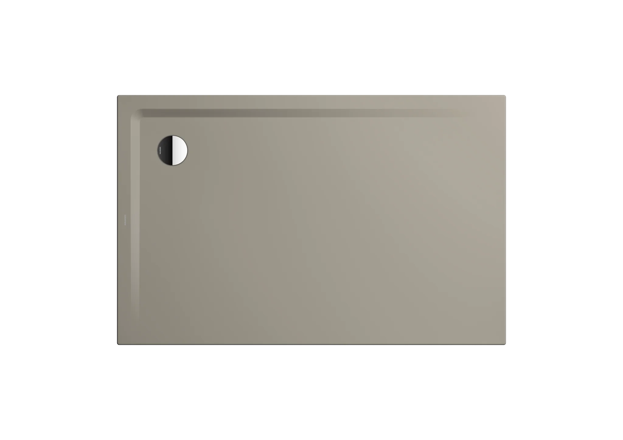 Kaldewei Duschwanne „Superplan“ 70 × 140 cm ohne Oberflächenbeschichtung, ohne Oberflächenveredelung, in warm grey 50